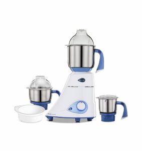 Amazon - Buy Preethi Blue Leaf Diamond 750-Watt Mixer Grinder, 3-Piece, BlueWhite at Rs 3299