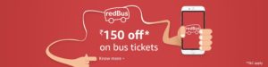 Amazon- Make your first purchase on Amazon between 14th-31th August and Get Rs 150 Off on Redbus