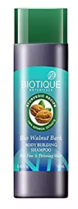 Biotique Bio Walnut Bark Fresh Lift Body Building Shampoo For Fine & Thinning Hair, 190Ml