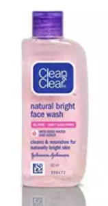 Clean & Clear Natural Bright Facewash, 50ml