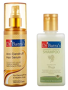 Dr Batras Anti Dandruff Hair Serum, 125ml with Free Dr Batras Dandruff Cleansing Shampoo, 100ml