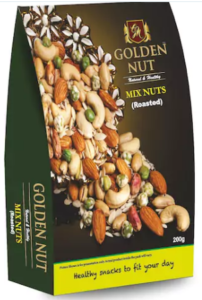 Golden Nut Mix Nut roasted 200Grams at rs.136