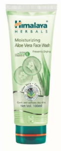 Himalaya Moisturizing Aloe Vera Face Wash (100 ml)