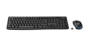 Logitech MK270r Wireless Keyboard and Mouse Combo (Black)