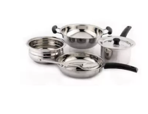 Mahavir Induction Base Cookware Set (Pack Of 6) at rs.439