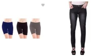 Minimum 70% Off on Women's Shorts and Jeans