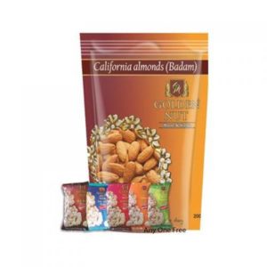 Paytm Mall -Buy Golden Nut Almonds 200Grams 2 pieces at Rs 236 only