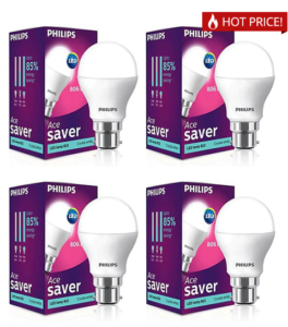 Philips White 9W LED Bulb - Set of 4 at rs.369