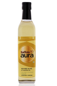 Saffola Aura Refined Olive & Flaxseed Oil - 500ml at rs.195