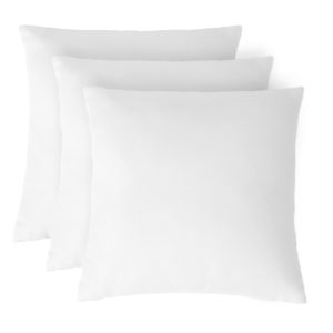 Solimo 3-Piece Medium-sized Cushion Set - (16 x 16 Inches), White for Rs 299 only