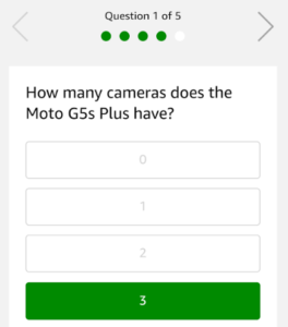 moto g5s plus phone 5 questions answers amazon quiz