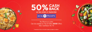 Box8- 50% Cashback via Phonepe