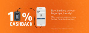 ICICI- Get 10% cashback on first transaction made using Aadhaar Pay