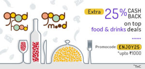 Little App- Get Extra 25% Cashback on Foods And Drinks