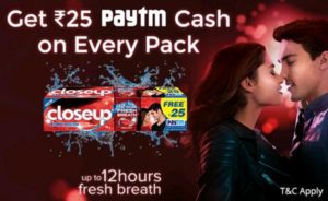 Paytm Close up Offer