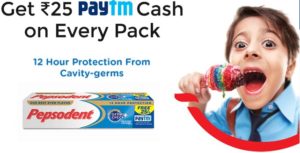 Paytm pepsodent offer