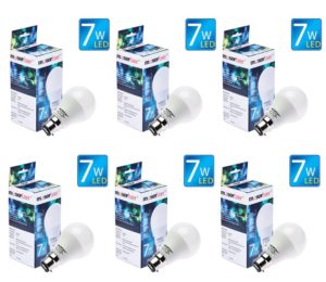 Pepperfry - Buy Moserbear Cool White 7W LED Bulbs - Set of 6 for Rs 350 only