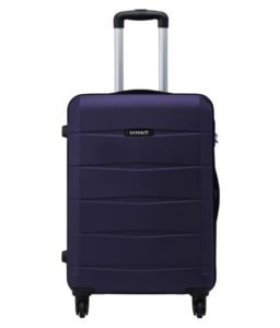 Snapdeal- Buy Safari Re-Gloss Anti Scratch Purple Small 4 Wheel Hard Luggage