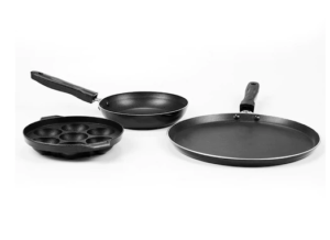 Tricon Aluminium Nonstick Gift Set - Set of 3 by Sumeet at rs.429