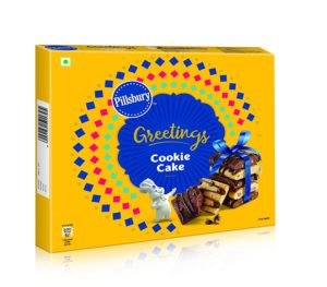 Amazon - Buy Pillsbury Cookie Cake Greeting Pack, 276g (12 Single Packs Inside) at Rs 99 only