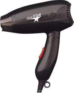 Flipkart - Buy Four Star FST-3100 silky hot And Cold Foldable Hair Dryer (Black) at Rs 160 (Phonepe Cashback)