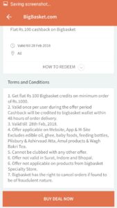 Freecharge Bigbasket