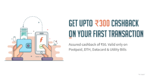 Freecharge- Get Upto Rs 300 Cashback