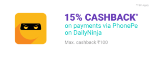 Phonepe Daly ninja offer