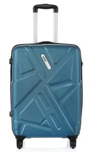 Safari Polycarbonate 76 cms Teal Hardsided Suitcase (TRAFFIK ANTI-SCRATCH 4W 77 TEAL) amazon