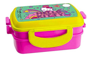 Sanrio Hello Kitty Double Layer Lunch Box, 71mm, Multi at rs.106