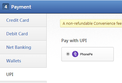 cleartrip phonepe code