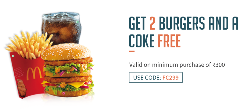 freecharge mcdonalds offer