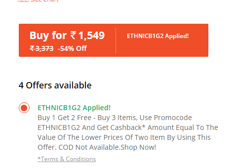 paytm ethnic code