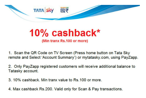 tata sky payzapp offer