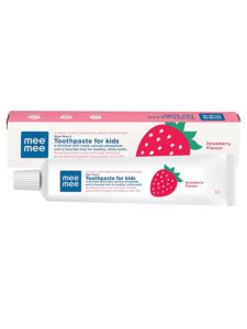 Amazon- Buy Mee Mee Fluoride-Free Strawberry Flavor Toothpaste