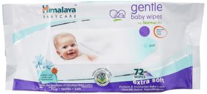 Buy Himalaya Gentle Baby Wipes (72 Count, Pack of 3) for Rs.333 only