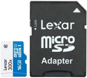 Buy Lexar High Performance 16GB Class 10 MicroSD Memory Card with Adapter at Rs. 429 only