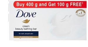 Dove Cream Beauty Bathing Bar, 100g (Buy 4 Get 1 Free)