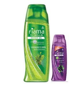 Fiama Lemongrass & Jojoba Shower Gel 250 ml + Free Blackcurrant & Bearberry 100ml Shower Gels