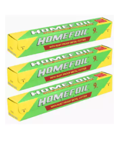 Homefoil Food Wrap Aluminium Foil 9m Pack of 3 at rs.103