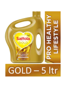 Saffola Gold Blended Edible Oil - 5lit Jar at rs.525