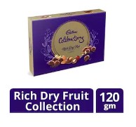 Cadbury Rich Dry Fruit Collection , 120g (pack of 2)