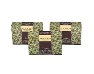 Vaadi Herbals Value Pack of 3 TEMPTING CHOCOLATE & MINT at rs.78