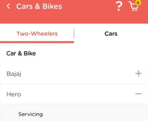 housejoy app bike service free hyderabad bangalore mumbai select model