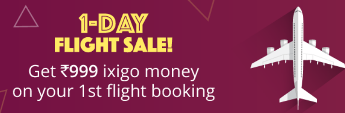 ixigo 1 day sale