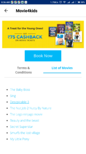 paytm children movie offer