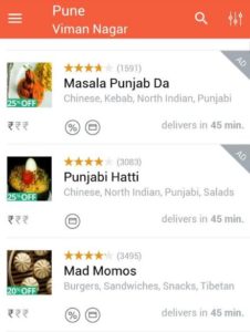 pune viman nagar foodpanda veg or chicken burger at Rs 11 only