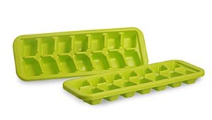 Buy All Time Plastics Cool Ice Cube Tray Set, Set of 2, Green for Rs.58 only