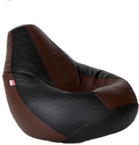 Buy Star XXL Classic Dual Toned Bean Bag Bean Bag With Bean Filling (Black) for Rs.1,119 only