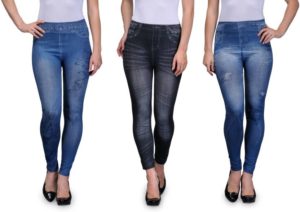 Flipkart- Buy Oleva Women's Multicolor Jeggings 